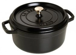Staub - garnek brytfanna żeliwna czarna 1,2 l 16 cm
