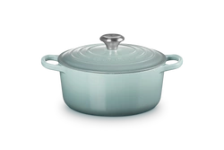 Le Creuset - garnek żeliwny Signature 24 cm 4,2 l sea salt