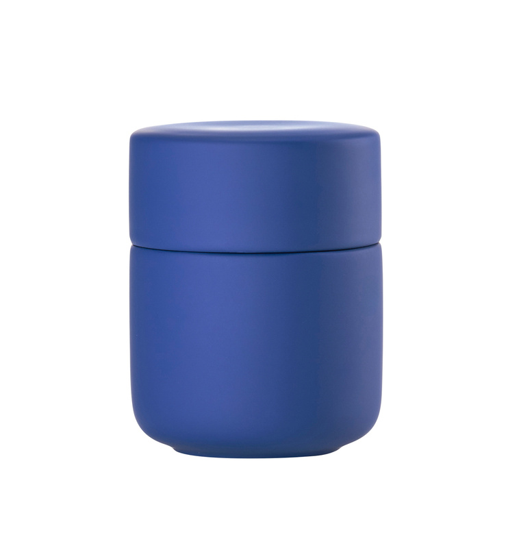 Zone Denmark - Pojemnik z pokrywą Ume Indigo blue