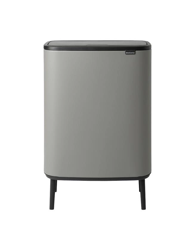 Brabantia - Kosz na śmieci Touch Bin Bo 60l mineralny szary