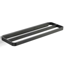 Zone Denmark - Reling na ręczniki podwójny 44 cm Rim black