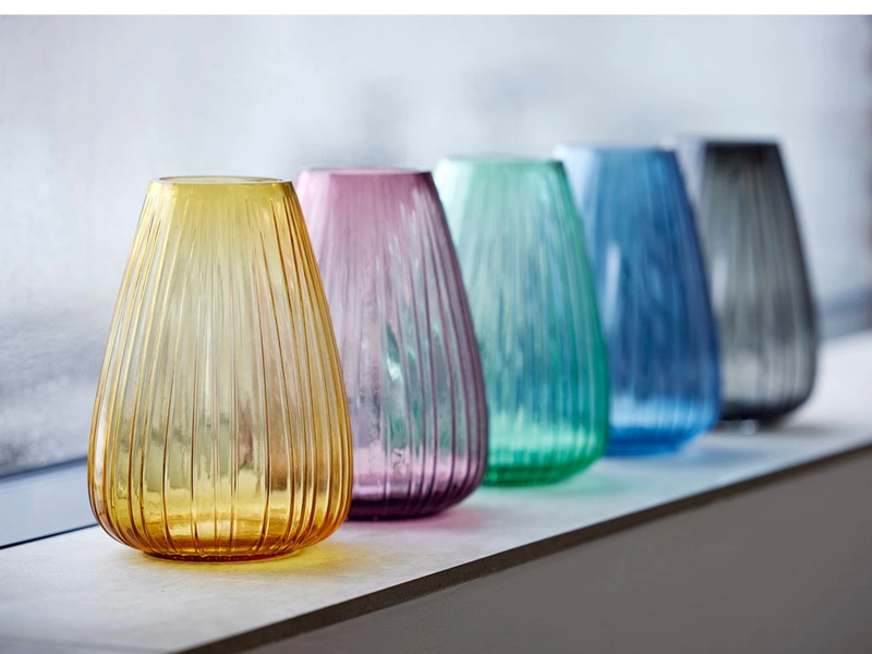 Bitz - Wazon Kusintha 22 cm Pink Glass