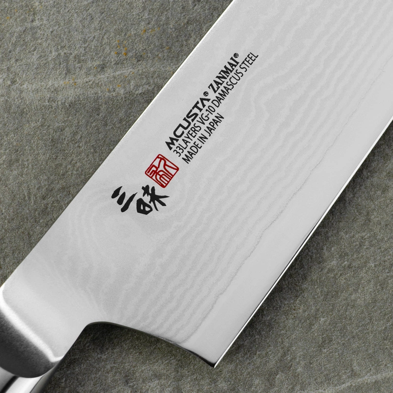Mcusta Zanmai - Classic Damascus VG-10 Pakka Nóż szefa 21cm