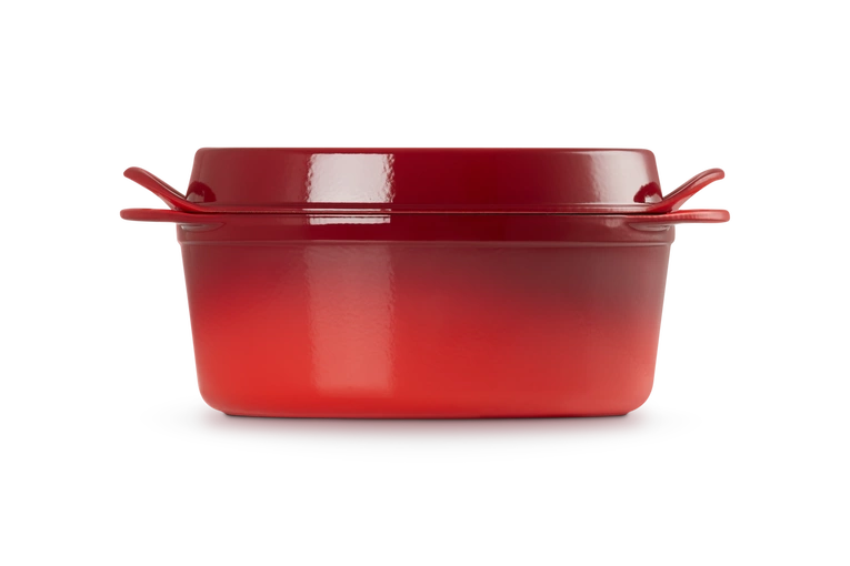 Le Creuset - brytfanna żeliwna Doufeu owalna 32 cm 7,2 l wiśniowy
