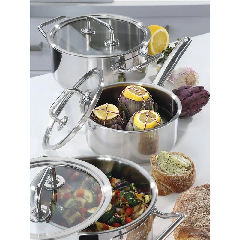 Spring - zestaw garnków, 5 el., stal nierdzewna 18/0 Brigade Basic