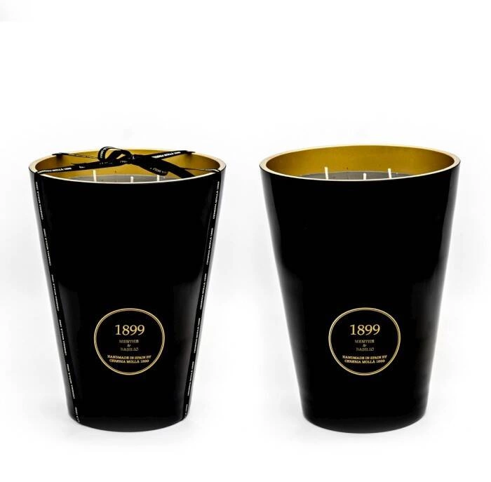 Cereria Molla - Świeca XXL 3,5kg. Menthe and Basilic