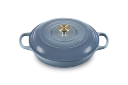 Le Creuset - garnek Gourmet Profesjonalny żeliwny 30 cm 3,5 l chambrey