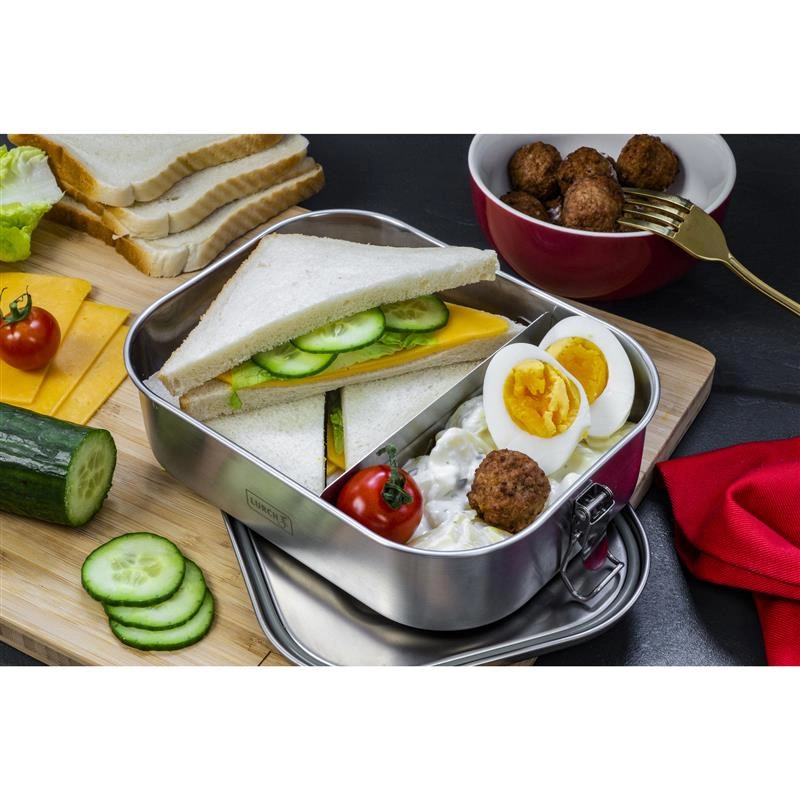 Lurch - pojemnik na żywność, stal nierdzewna, 1,2 l Snap