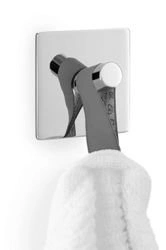 Zack - wieszak łazienkowy kwadrat Duplo stal polerowana