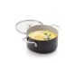 KitchenAid - Garnek 20 cm 3,11l z pokrywką czarny
