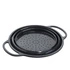 Kuchenprofi - cedzak składany, silikonowy, śred. 24 x 10,5 cm, czarny Trend