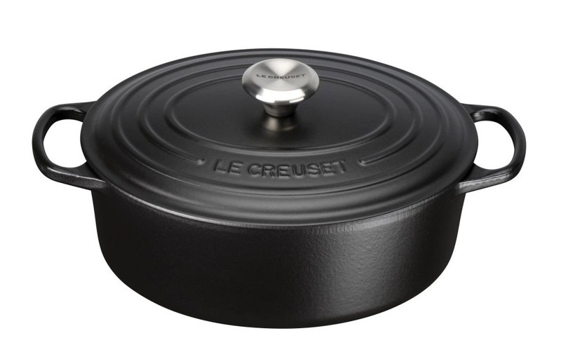 Le Creuset - brytfanna żeliwna emaliowana Signature 31 cm 6,3 l czarna