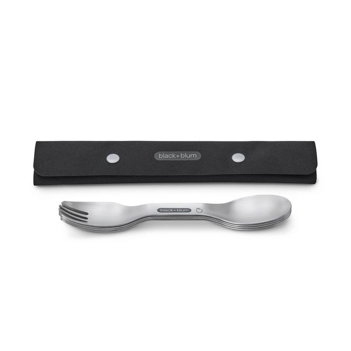 Black+Blum - Zestaw 4 sztućców stalowych 5el. NEW