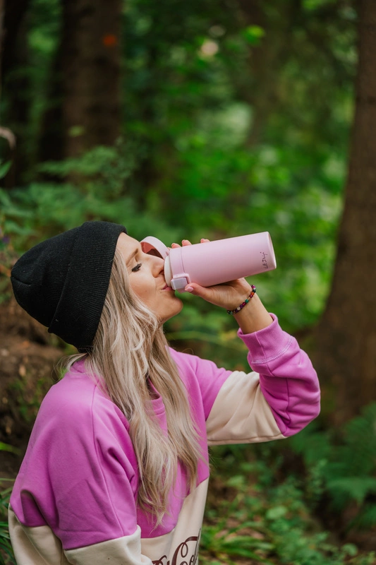 Vialli Design - Kubek termiczny 400ml FUORI różowy