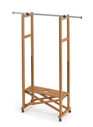 ARREDAMENTI - ELIOS Stojak na ubrania - 37 x 78 cm, Brązowy