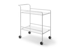 Zack - MECOR stolik na kółkach stal matowa