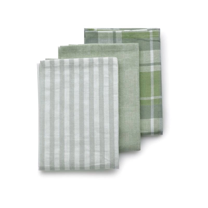 Kela - Zestaw ścierek kuchennych 3el.oliwkowy Pasado