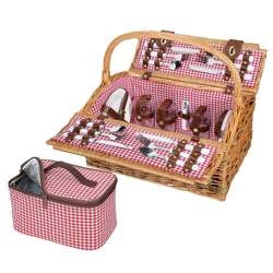 Cilio - kosz piknikowy, dla 4 os., 46 x 31 x 41 cm Rivoli