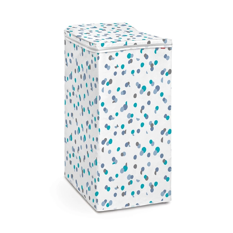 RAYEN - Pokrowiec na pralkę ładowaną od góry, w grochy