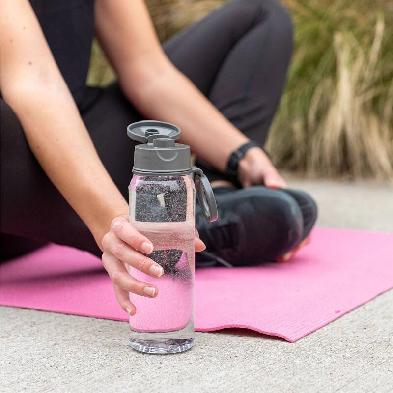 Amuse - butelka na wodę 500ml z uchwytem - szara