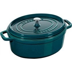 Staub - garnek żeliwny owalny 5.5 ltr, morski La Cocotte