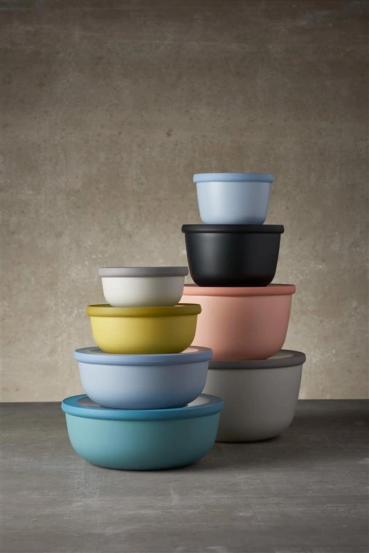 Mepal - Zestaw 4 misek Cirqula 350 750 1250 2250 Nordic Blue