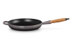 Le Creuset - patelnia żeliwna z drewnianym uchwytem 28 cm Flint
