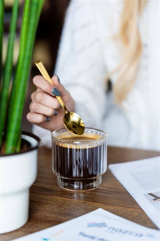 Vialli Design - 2 pucharki do deserów z podwójną ścianką 260ml Lungo