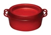 Le Creuset - brytfanna żeliwna emaliowana Signature doufeu owalna 30 cm 5,7 l wiśniowa