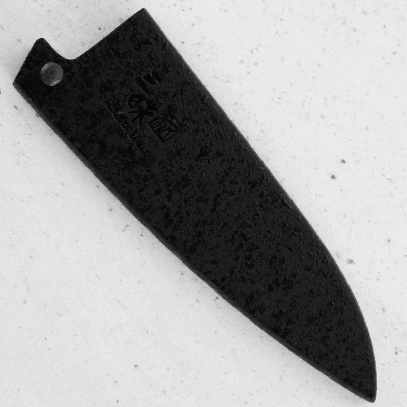 Mcusta - Drewniana Saya Black ochraniacz na nóż do obierania 9 cm