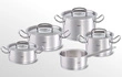 Garnki Fissler Original Profi Collection komplet ze szklanymi pokrywami