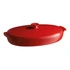 Emile Henry - Naczynie do gotowania ryb na parze - 42x25cm - czerwony