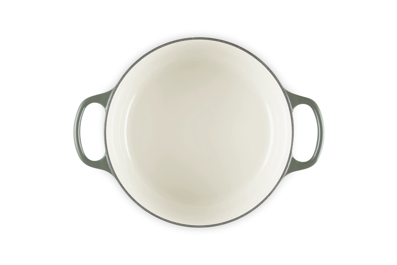 Le Creuset brytfanna żeliwna emaliowana Signature okrągła 24 cm 4.2l thyme
