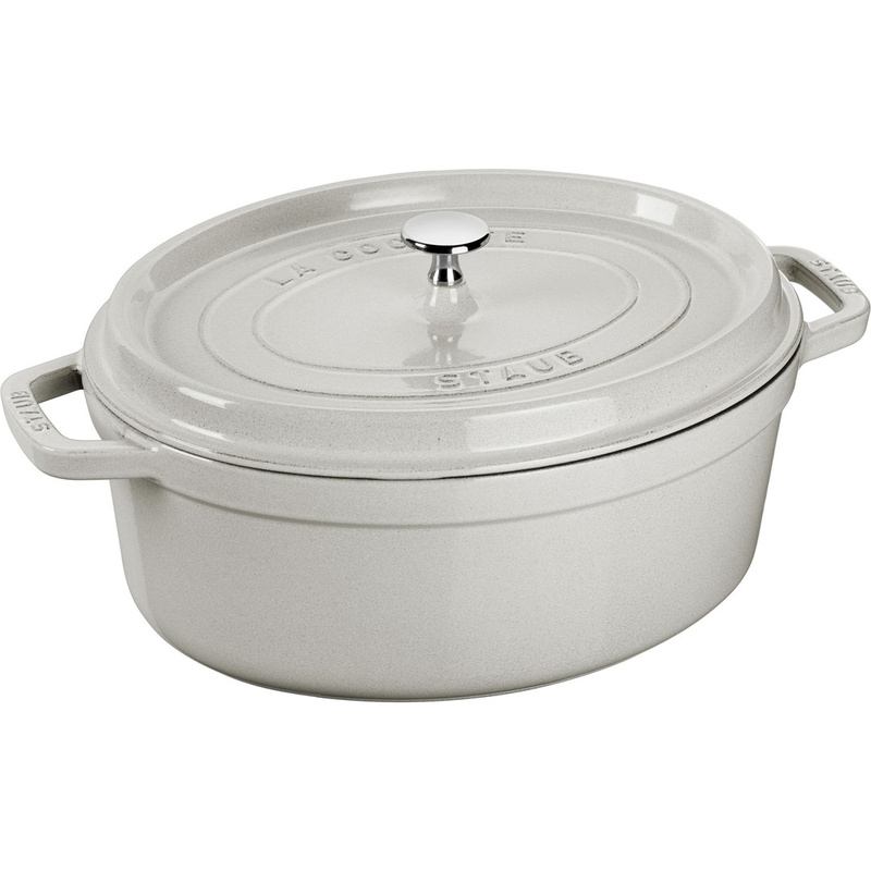 Staub - garnek żeliwny owalny 3.2 ltr, truflowy La Cocotte