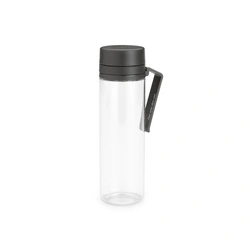 Brabantia - Butelka na wodę z sitkiem Make & Take 0,5 l grafitowa