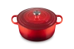 Le Creuset - garnek żeliwny emaliowany Signature 28 cm 6,7 l wiśniowa