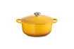 Le Creuset - garnek żeliwny Signature 20 cm 2,4 l nectar