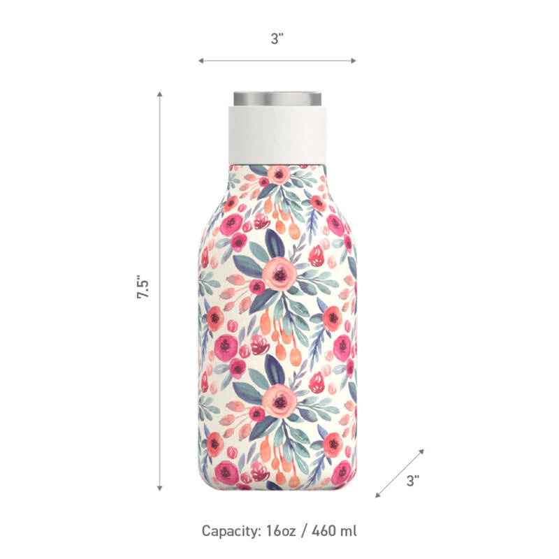 Asobu - Butelka termiczna URBAN FLORAL, 473ml