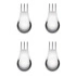 Alessi - Moscardino- sztućce wielofunkcyjne, 4 szt