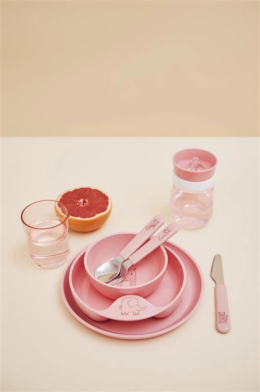 Mepal - Talerzyk do karmienia Mio Deep Pink