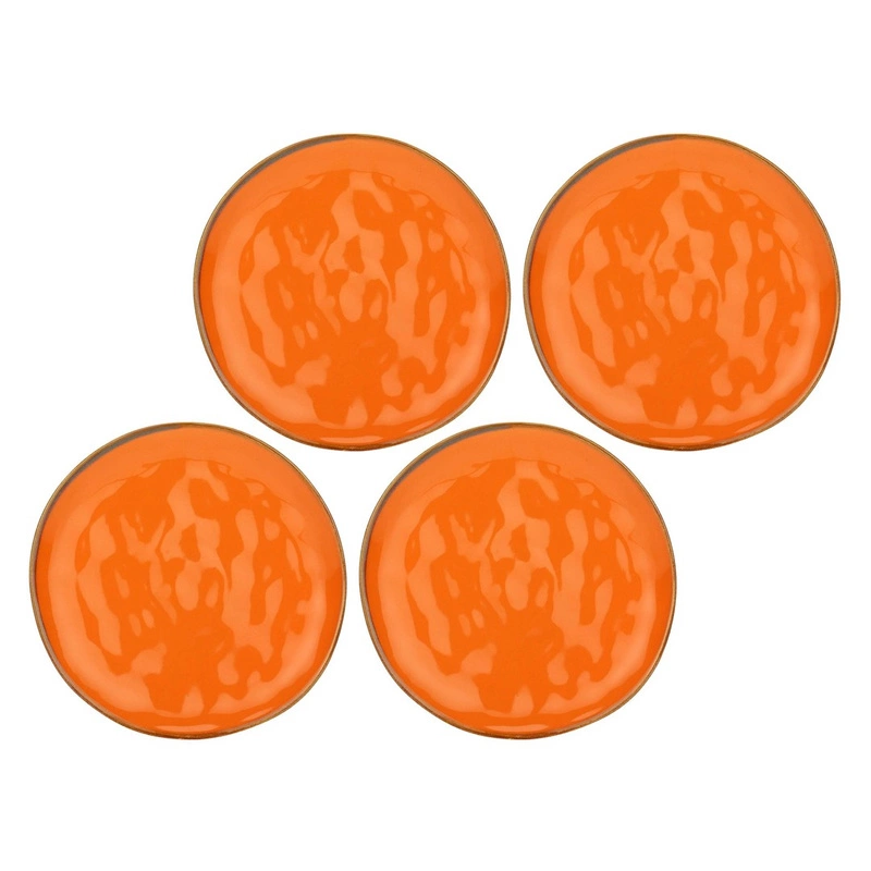 Rose&Tulipani - zestaw 4 talerzy do sałatek 20 cm Concerto Arancione