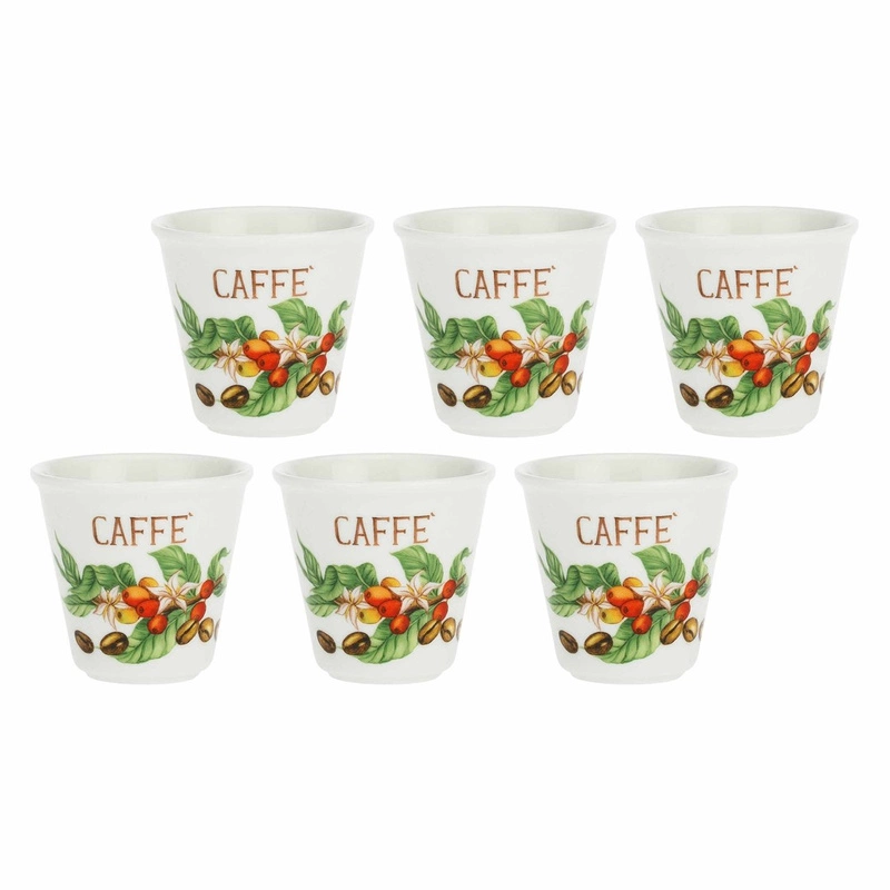 La Porcellana Bianca - zestaw 6 kieliszków na likier kawowy 75 ml Liquorelli
