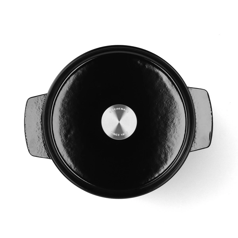 KitchenAid - garnek żeliwny 3,3L Onyx Black