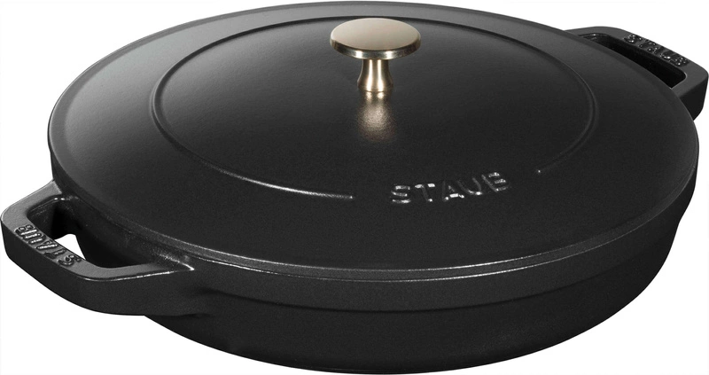 Staub - zestaw 2 naczyń + pokrywka 24 cm czarny