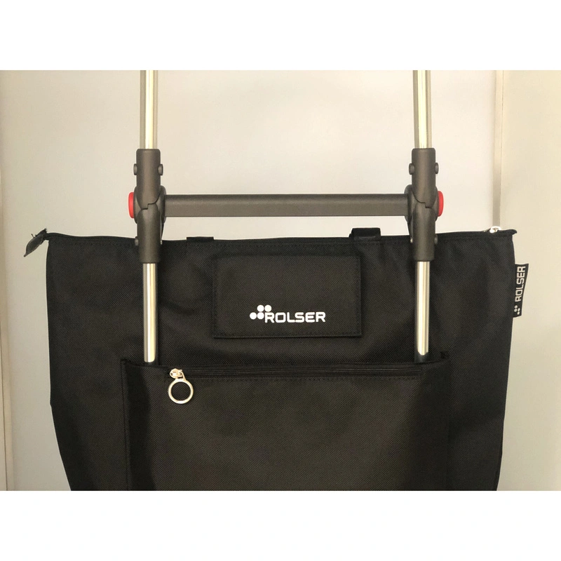 Rolser - Wózek na zakupy Mini Bag Plus MF 4L Czarny