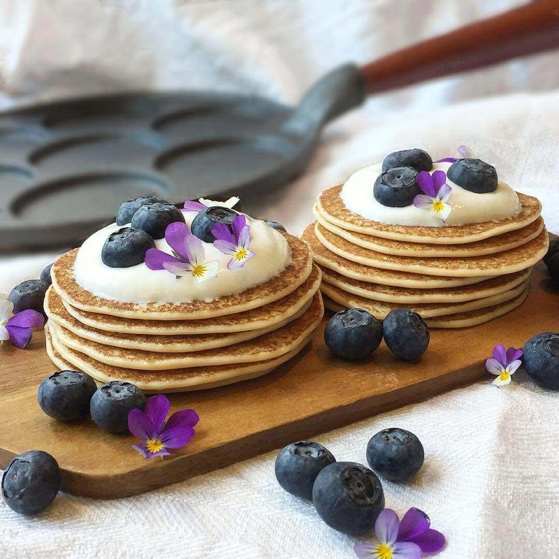 Skeppshult - TRADITIONAL Patelnia do mini pancakes - 23 cm, czarny