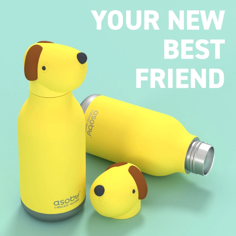 Asobu - Butelka termiczna BESTIE BOTTLE DOG 460ml