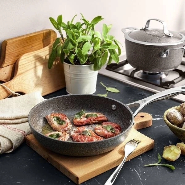 Ballarini - patelnia granitowa Salina sauté indukcja 28 głęboka cm