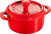 Staub - 4x Mini Cocotte okrągły 10 cm, czerwony