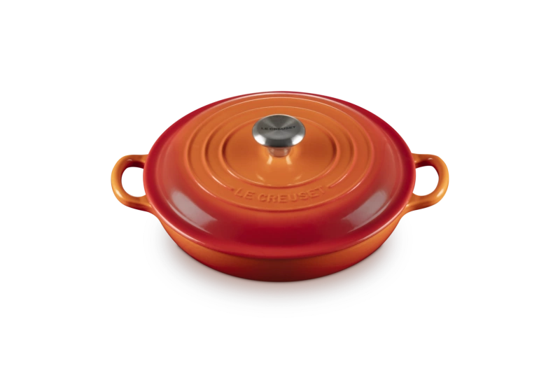 Le Creuset - garnek patelnia Gourmet Signature 22 cm 1,4 l płomienny